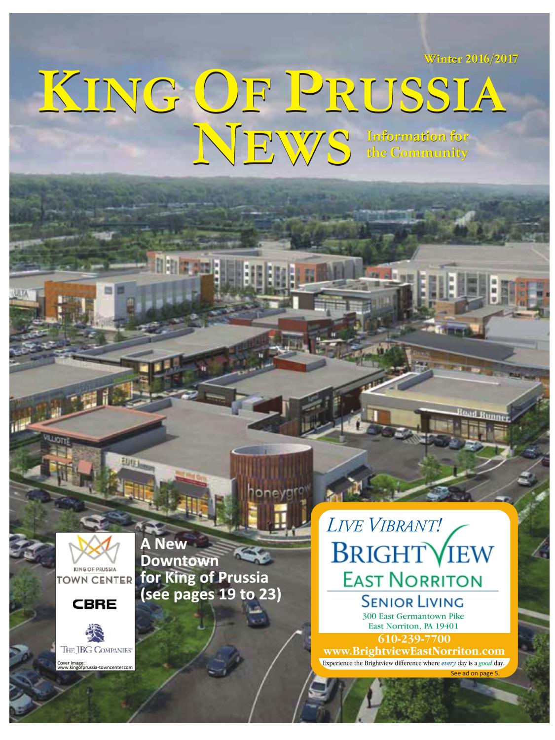 King of Prussia News Winter 20162017 by Franklin Maps Issuu