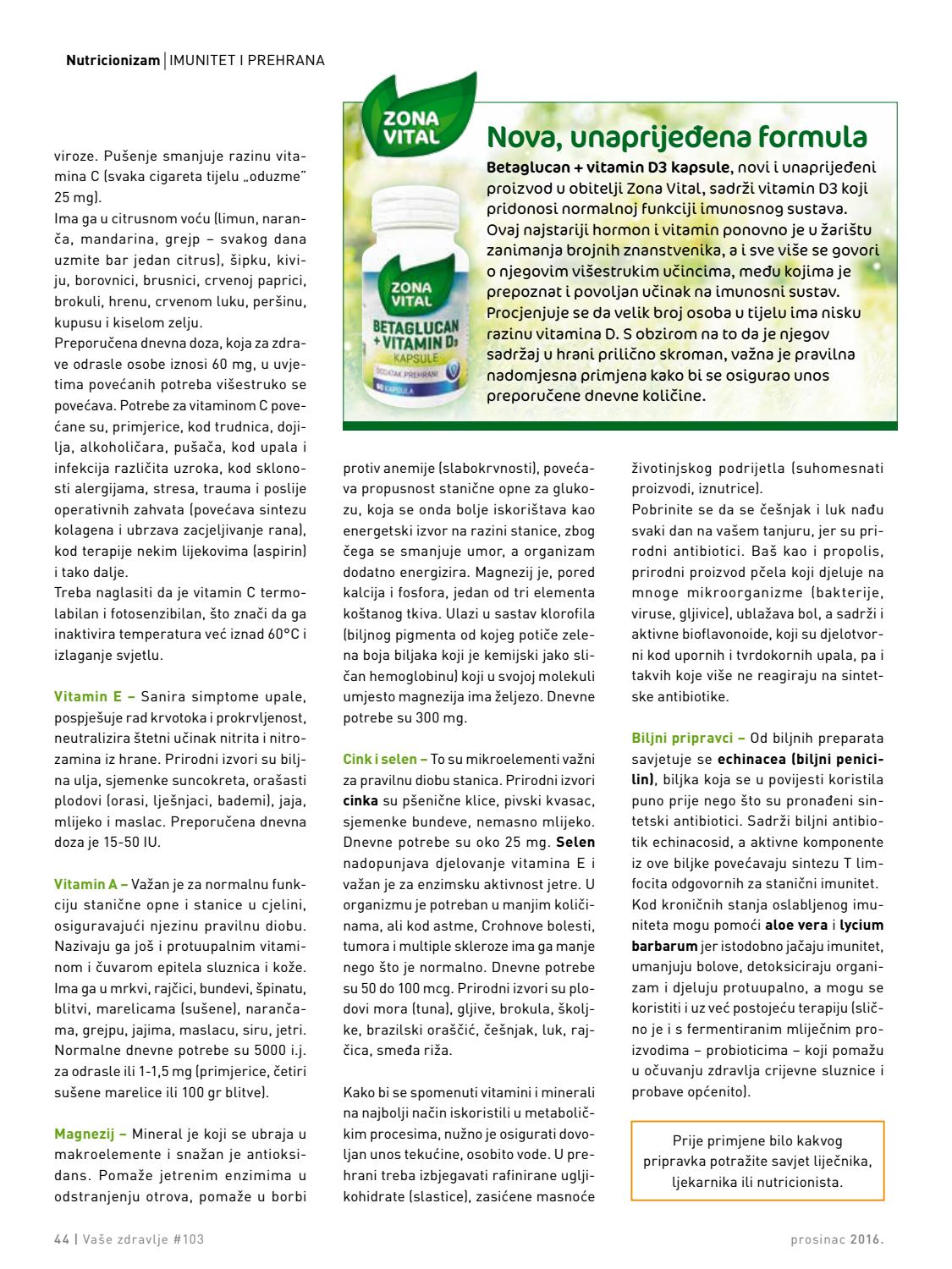 Vase zdravlje 12/2016. by Vaše zdravlje vodič za zdraviji život Issuu