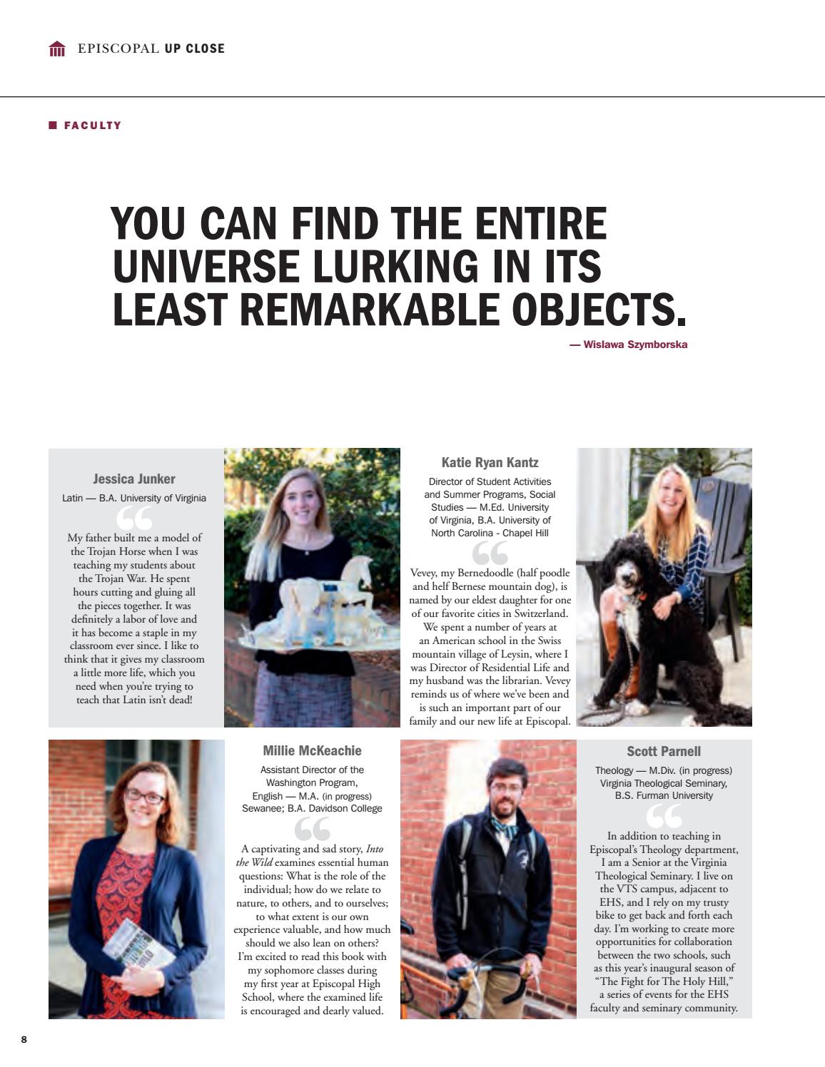 Ehs The Magazine Of Episcopal High School Fall 2016 By - 