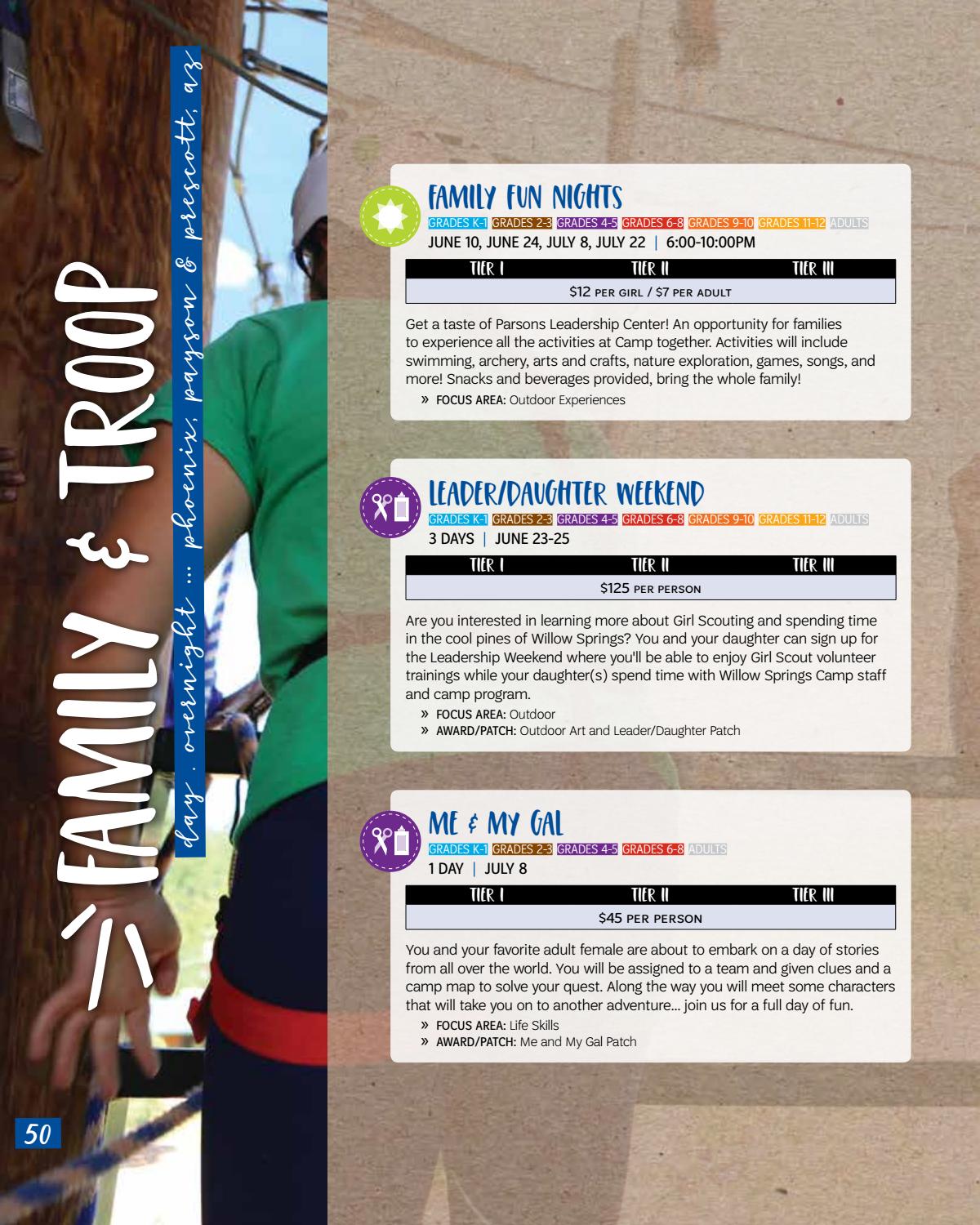 Girl Scouts Summer Camp Brochure 2017 by Girl ScoutsArizona Cactus