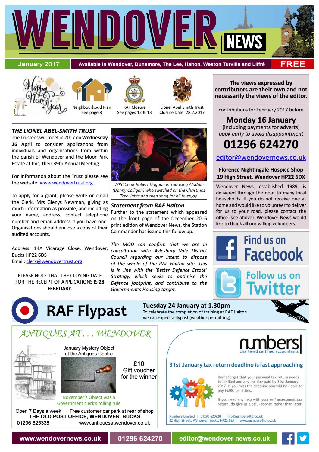 Wendover News January 2017 by Wendover News Issuu