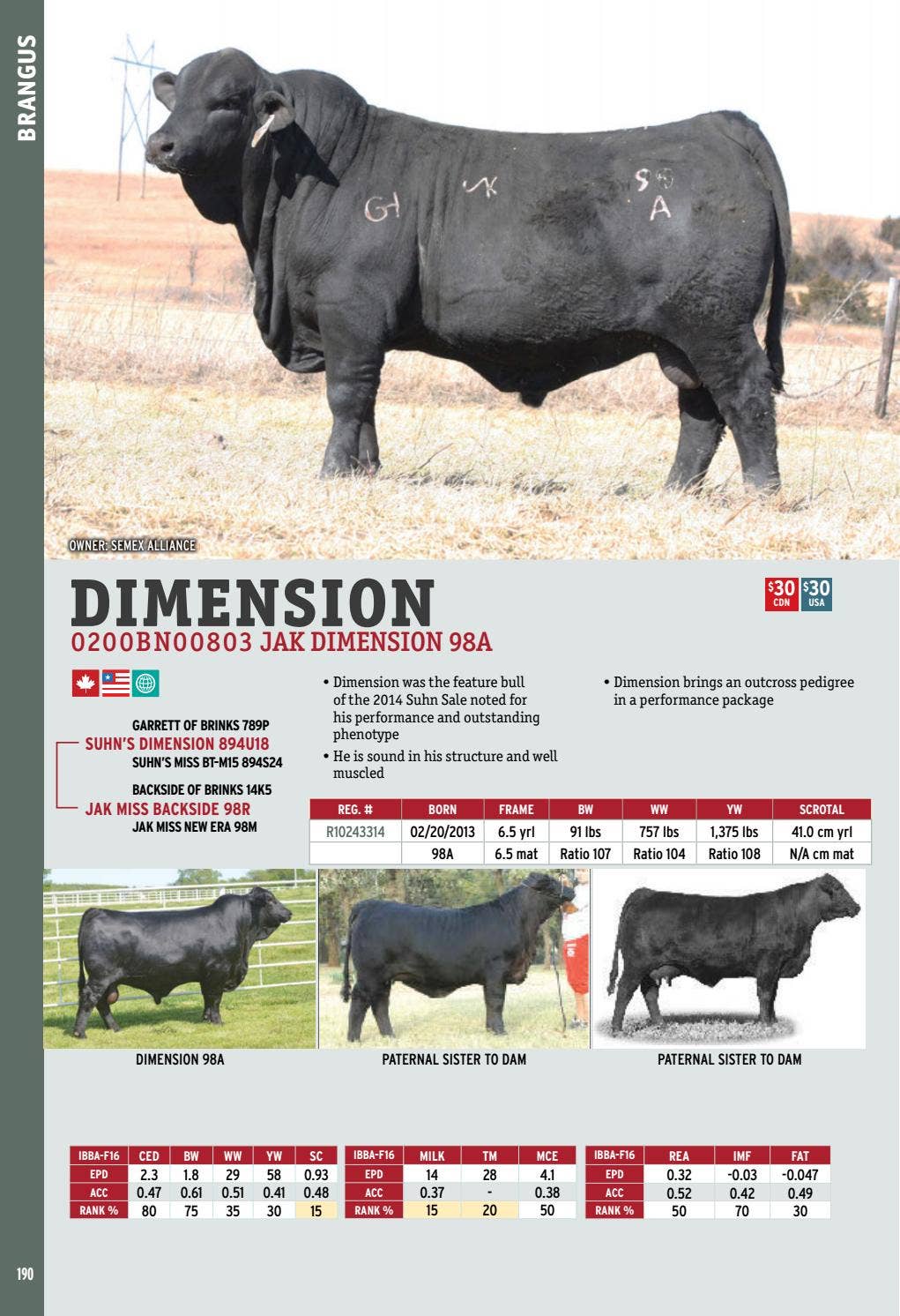 2017 International Semex Beef Catalogue by Semex - Issuu