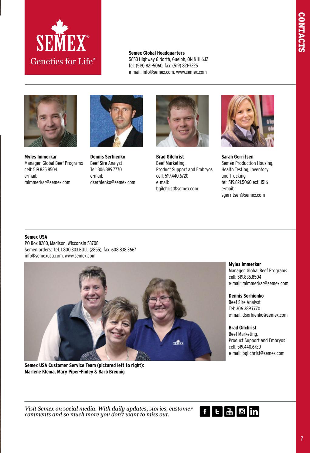 2017 International Semex Beef Catalogue by Semex Issuu