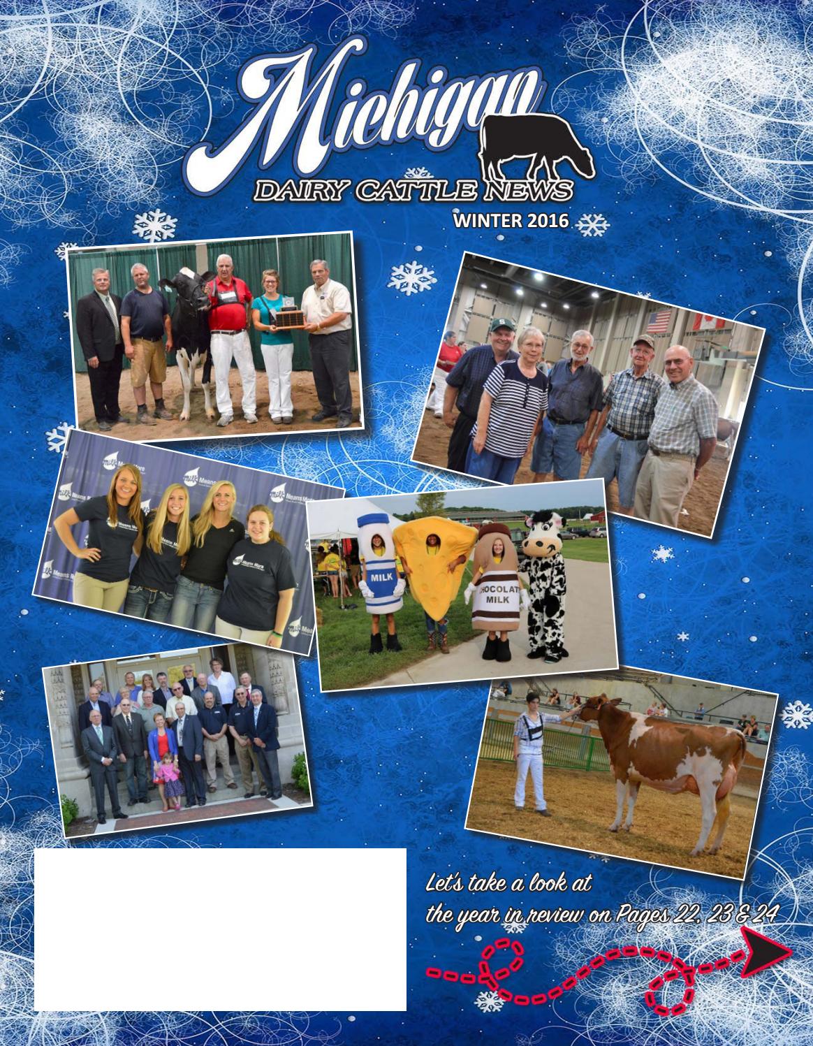 Michigan Dairy Cattle News 2016 Winter by Dairy Agenda Today Issuu