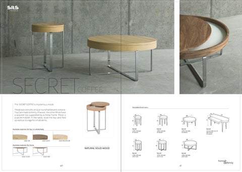 SITS Coffee tables 家具目录 2016 第 22 页