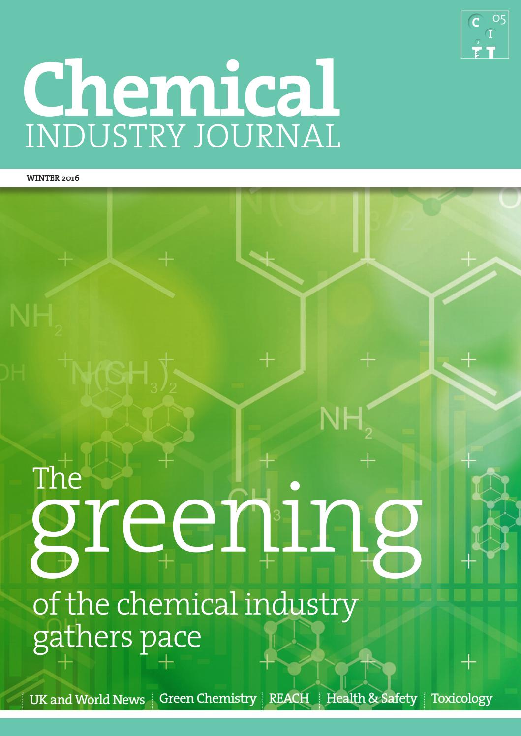 Chemical Industry Journal 5 By Distinctive Publishing Issuu