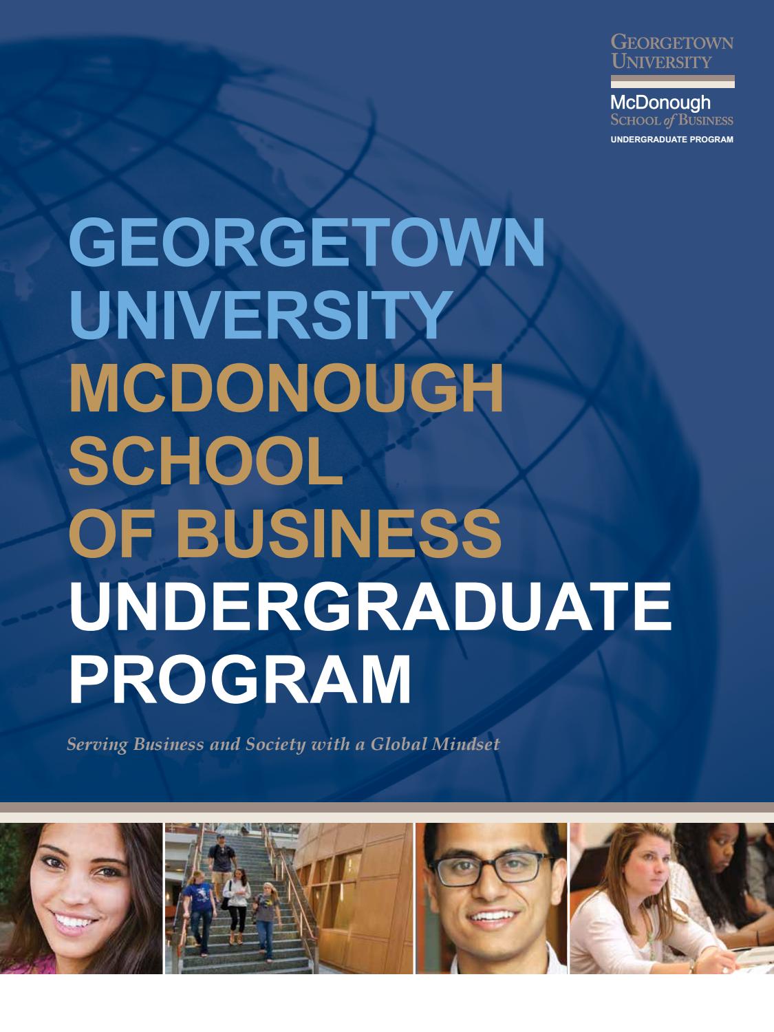 Undergraduate Program Admissions Viewbook By Georgetown University ...