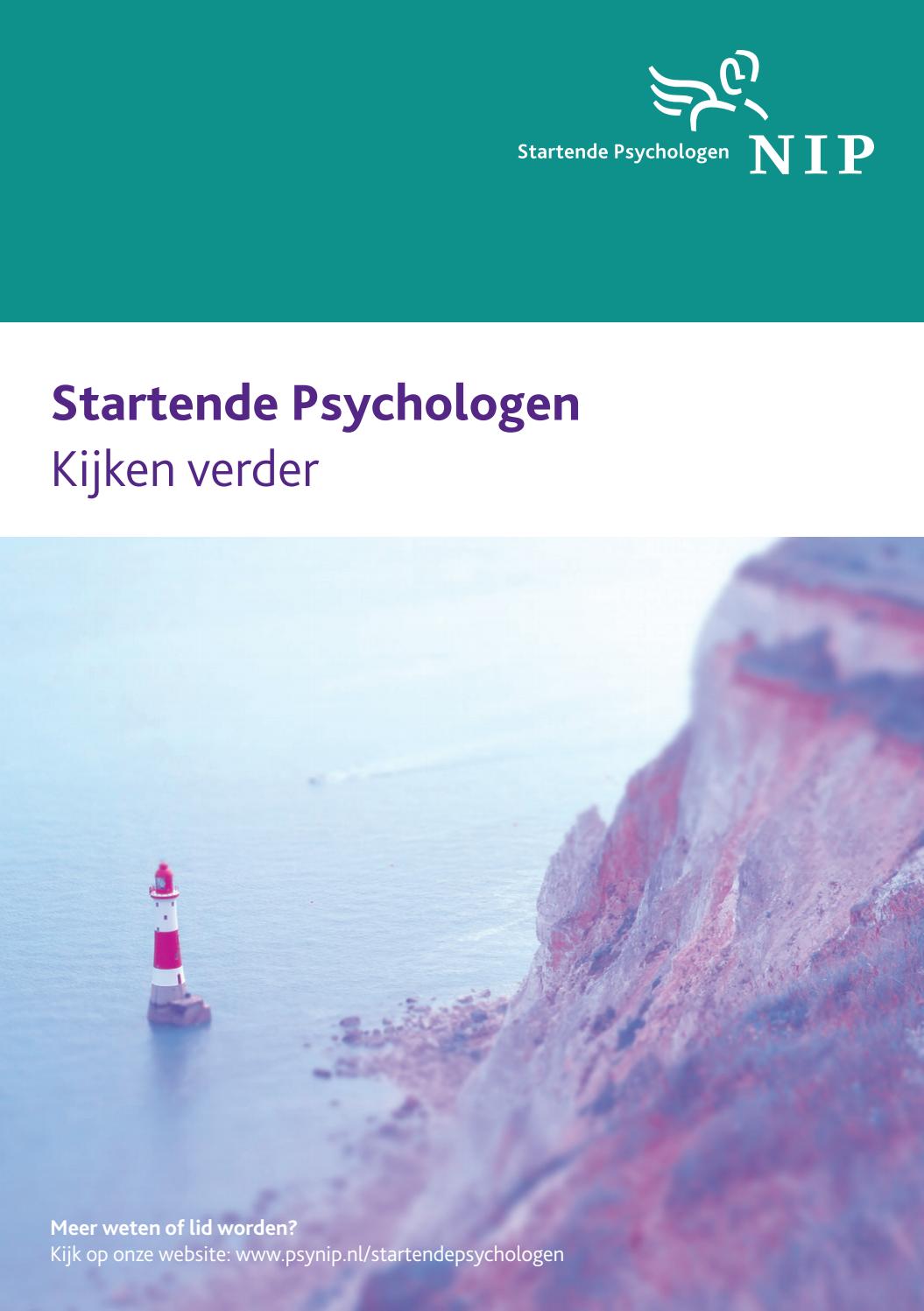 Startende Psychologen NIP by Nederlands Instituut van Psychologen Issuu