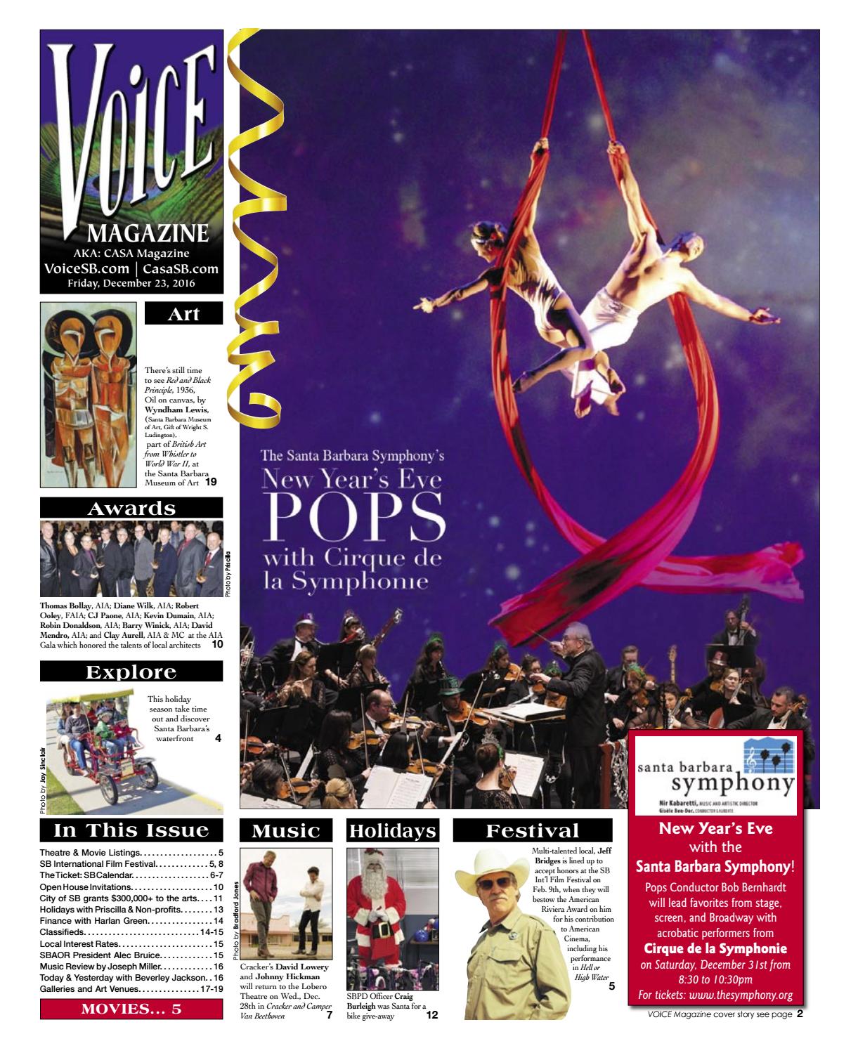 VOICE Magazine: December 23, 2016 by Voice Magazine / CASA - Issuu