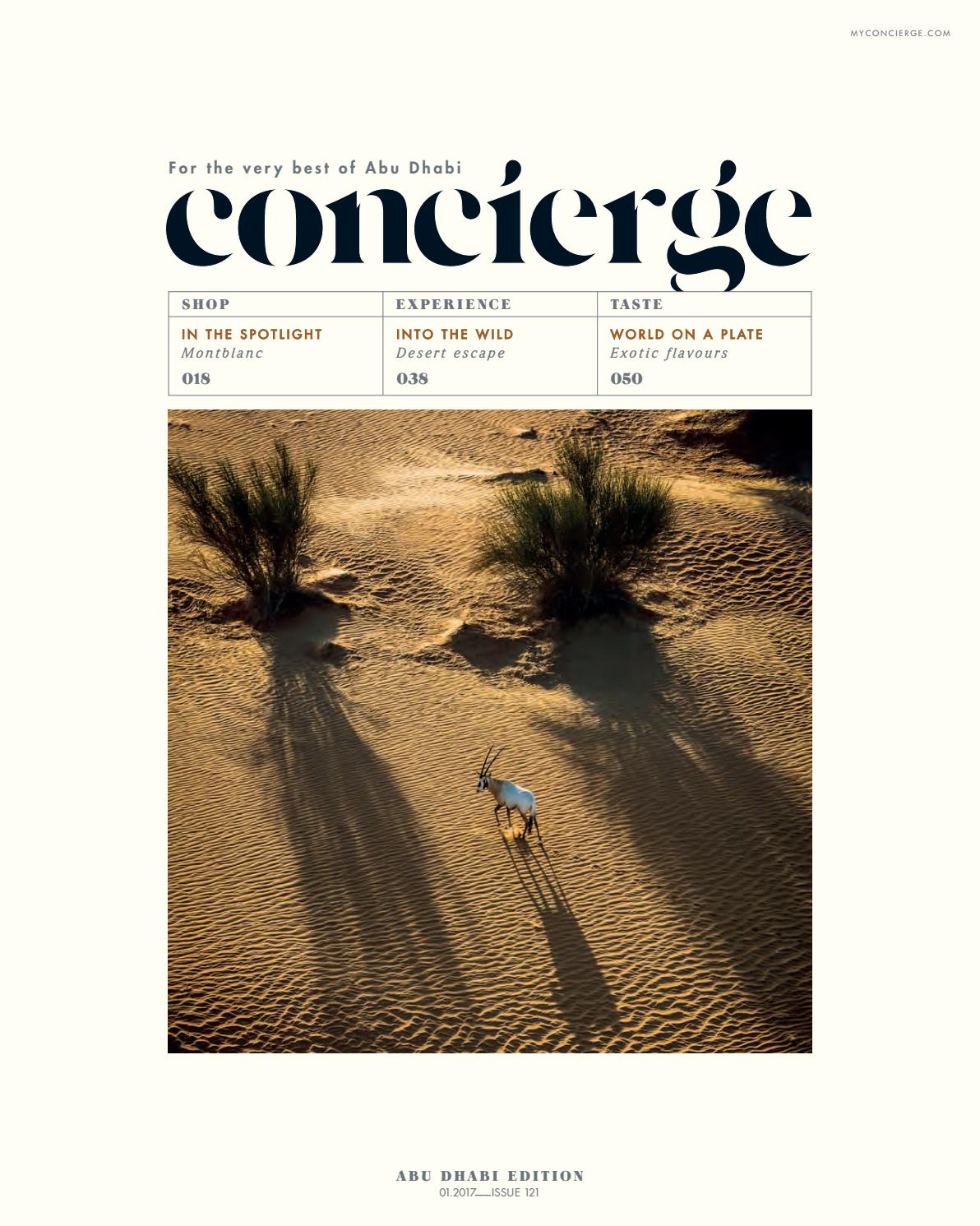 Concierge Abu Dhabi January 2017 by