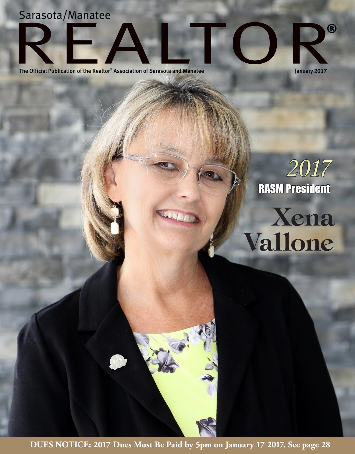Sarasota / Manatee Realtor Magazine - RASM - January 2017 Issue by