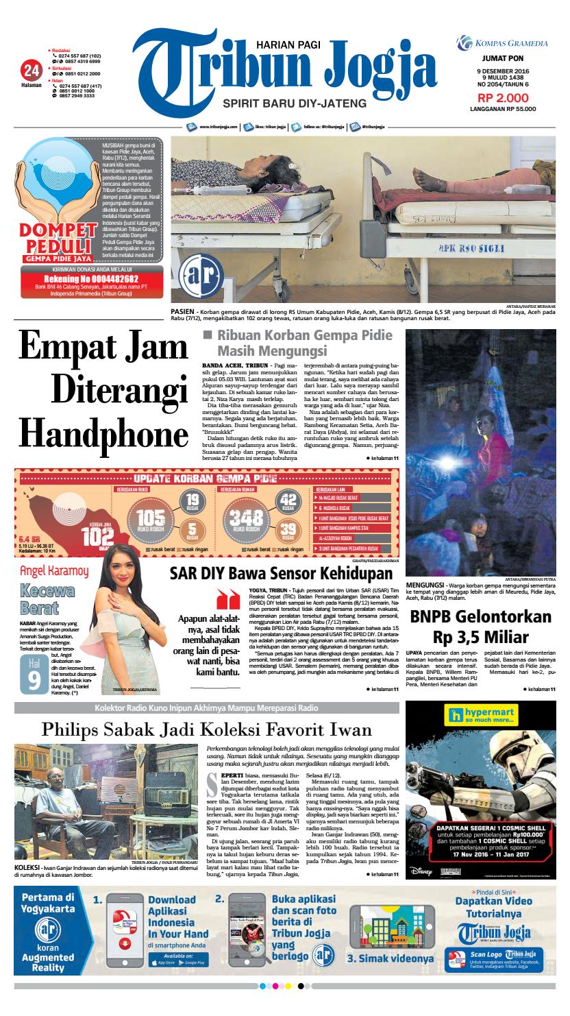 Tribunjogja 09 12 2016 By Tribun Jogja Issuu
