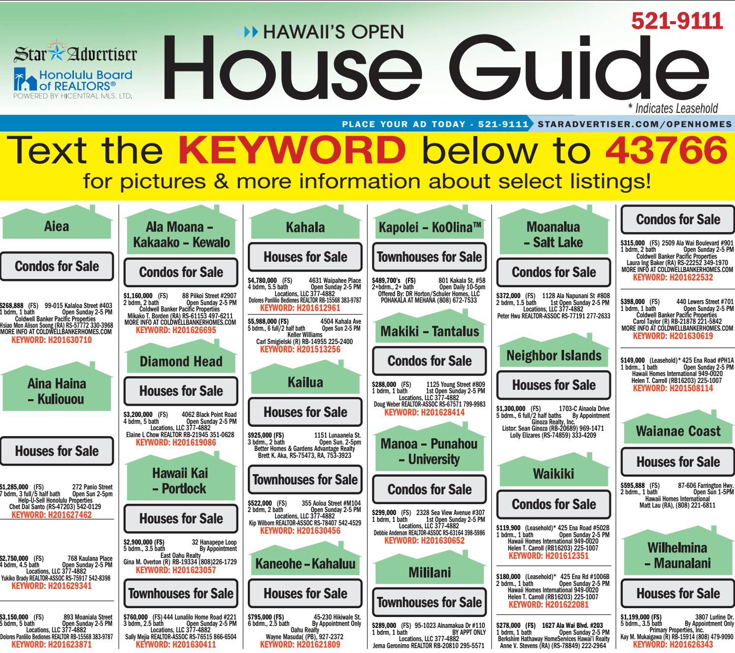 Open house guide 123016 by Oahu Publications, Inc Issuu