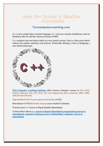 Learn C Course In Satellite Ahmedabad By Rosario Riley Issuu Learn C Course In Satellite Ahmedabad By Rosario Riley Issuu
