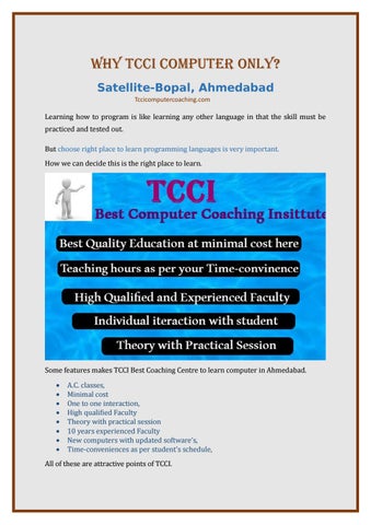 Why Tcci Computer Only By Rosario Riley Issuu Why Tcci Computer Only By Rosario Riley Issuu