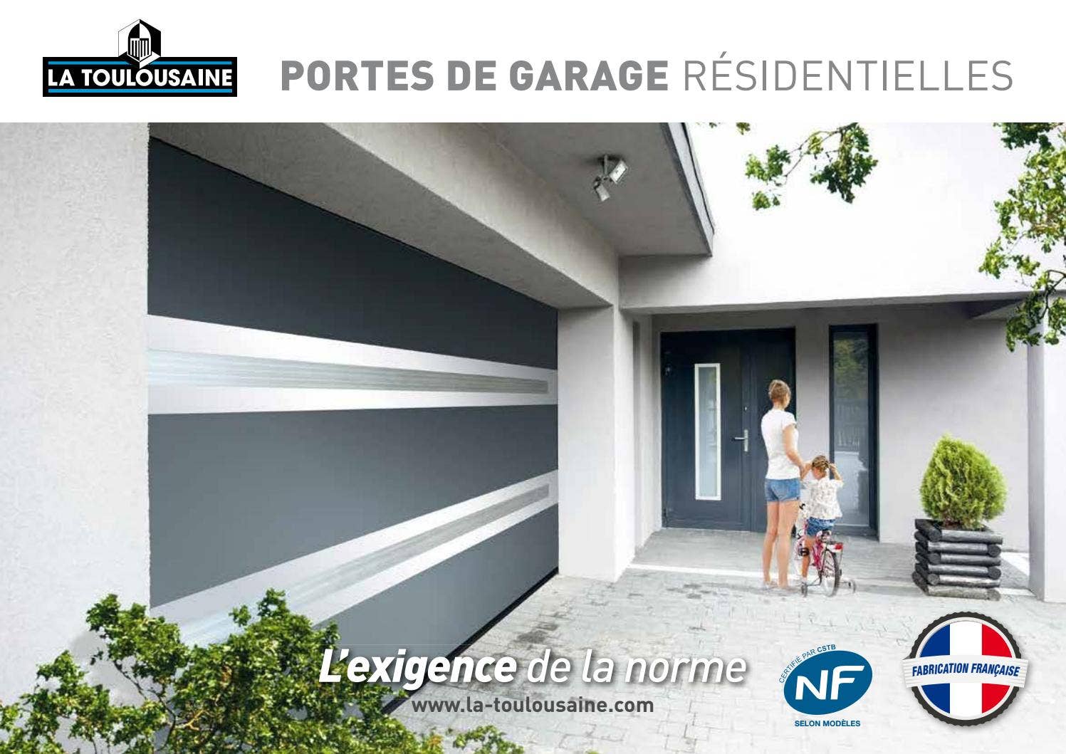 Portes sectionnelles de garage la toulousaine by SITTI Issuu — free download