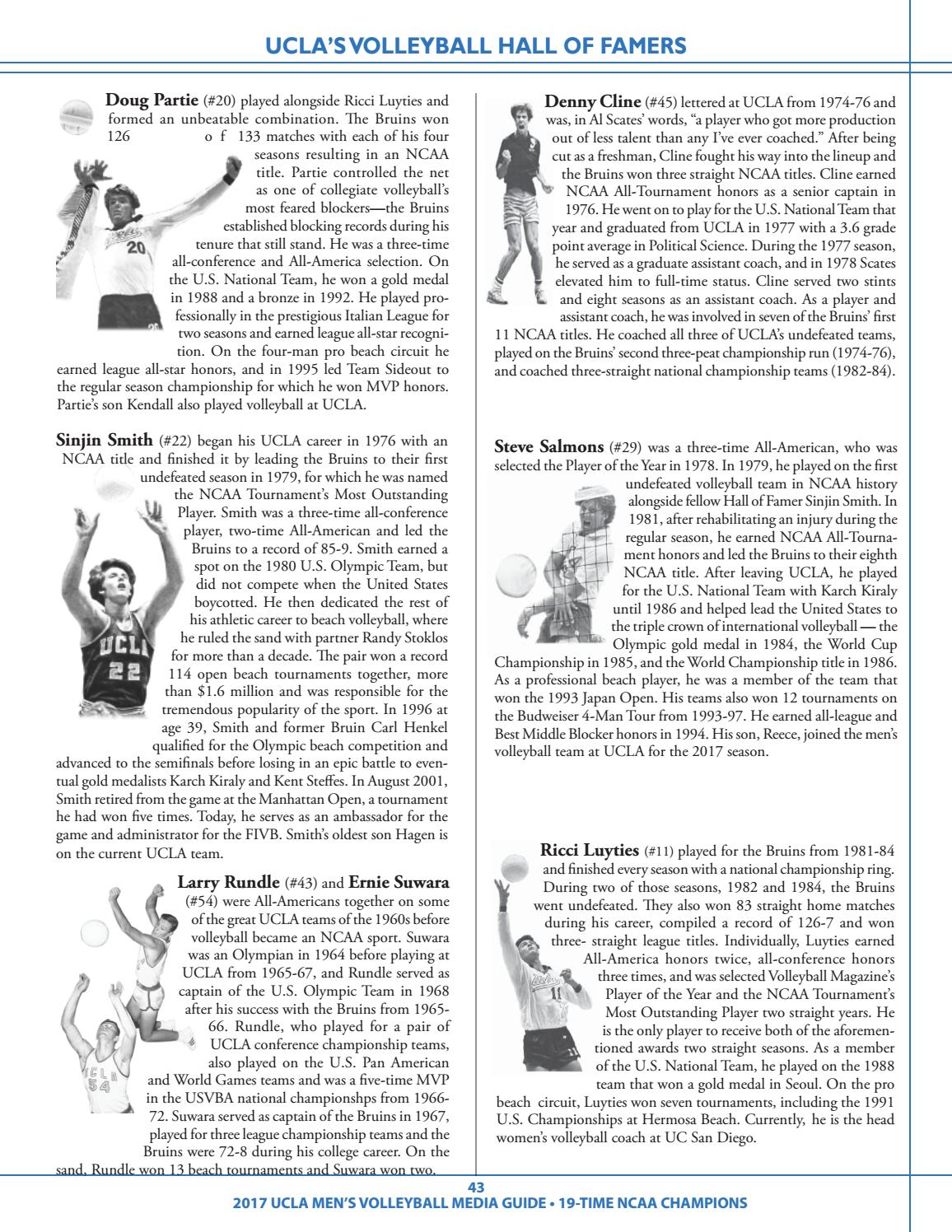 2017 UCLA Men's Volleyball Information Guide by UCLA Athletics Issuu