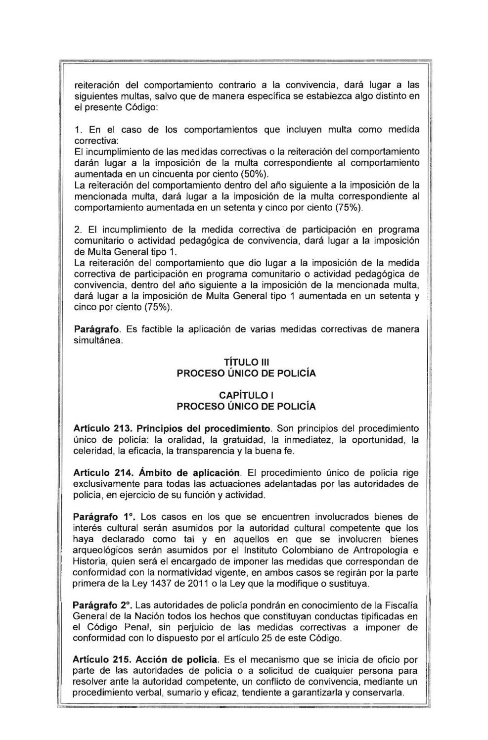 Nuevo código de policia en colombia by Carlos Lasso Issuu