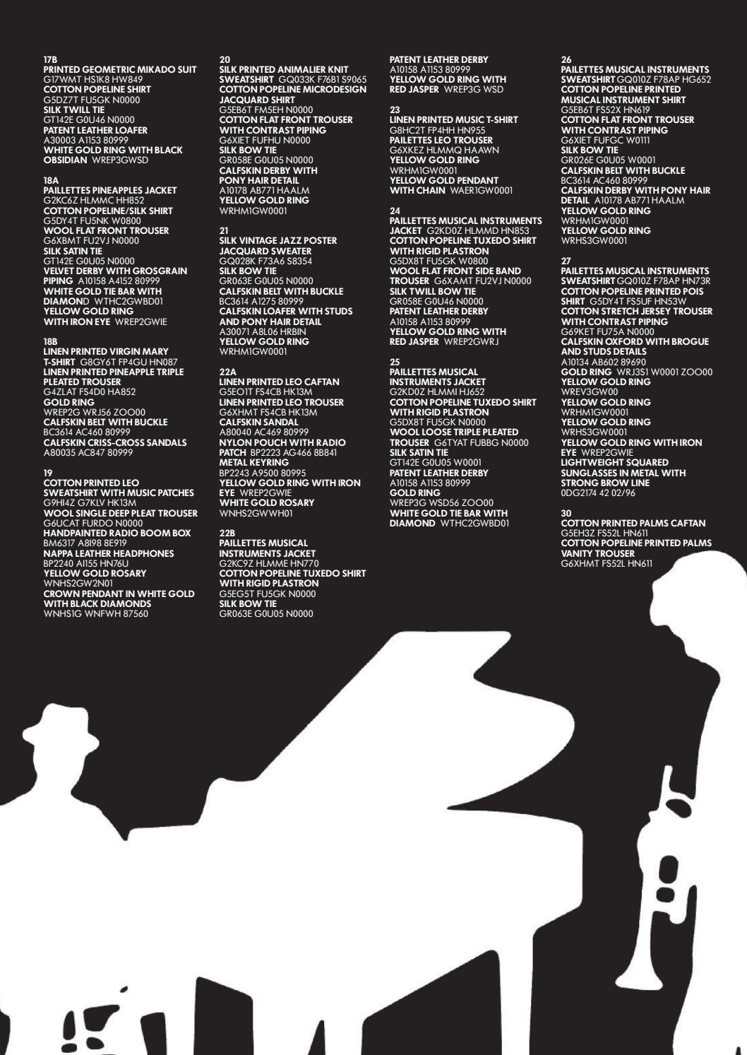 Spring Summer 17 Men S Fashion Show Catalogue By Dolce Gabbana Issuu