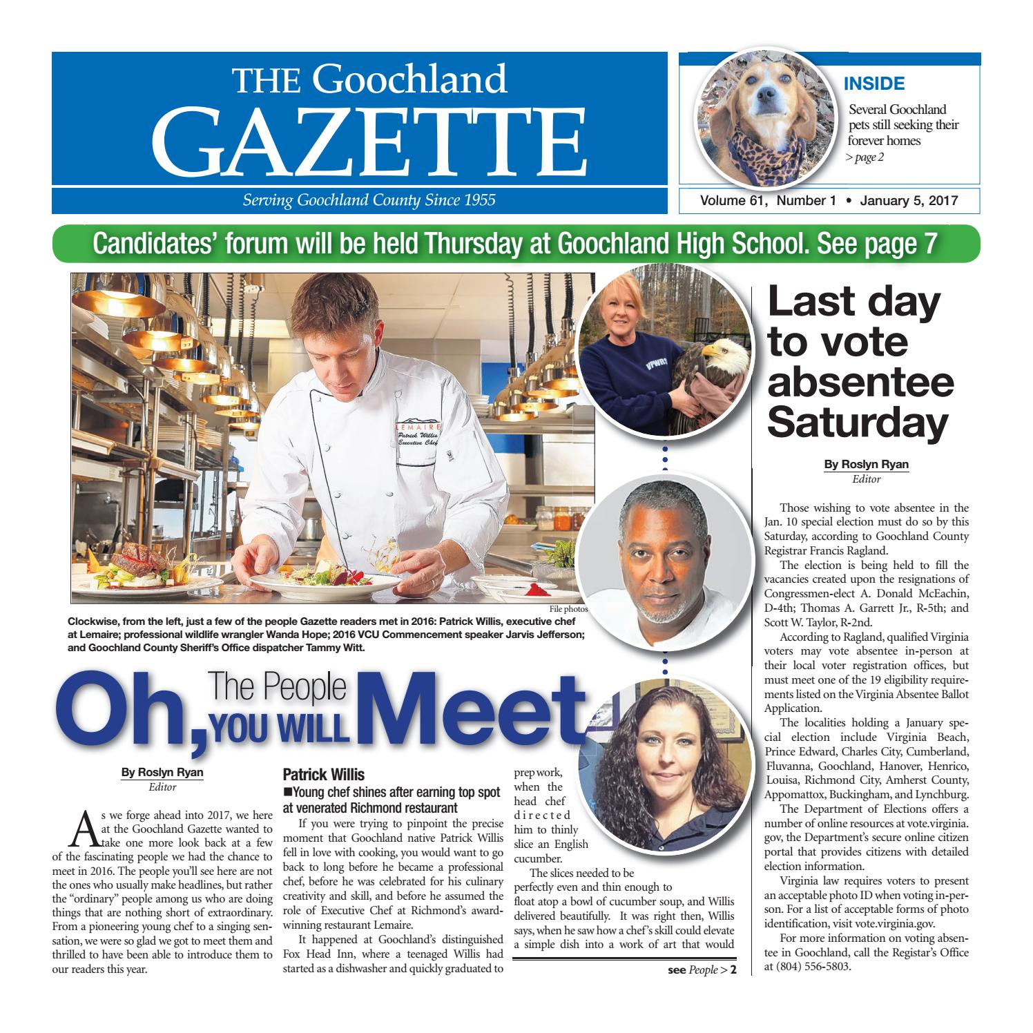 01 05 2017 By Goochland Gazette Issuu