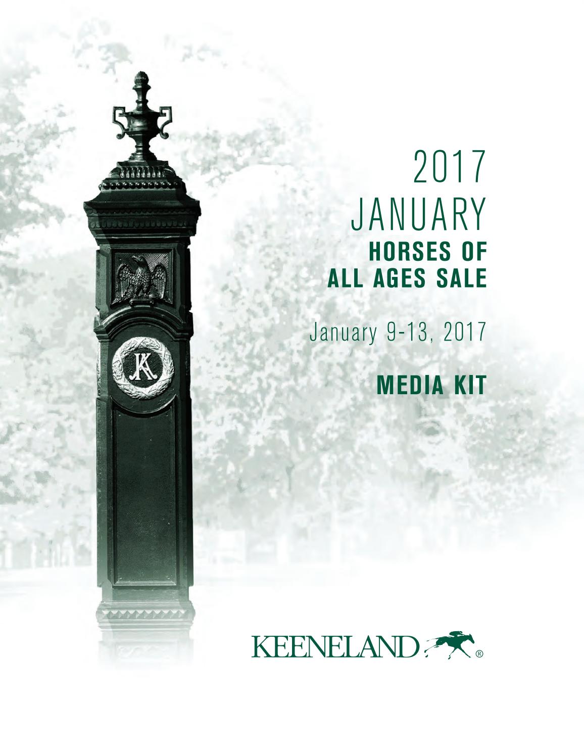 2017 January Horses of All Ages Sale Media Kit by Keeneland Issuu