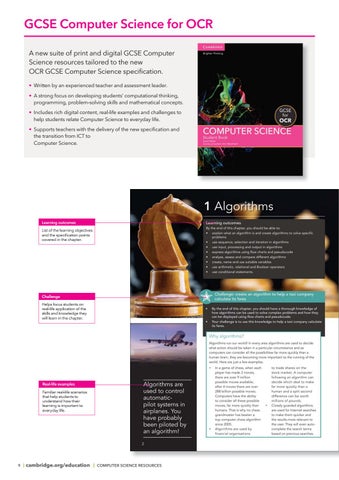 Computer Science Resources Catalogue 2017 by Cambridge International ...