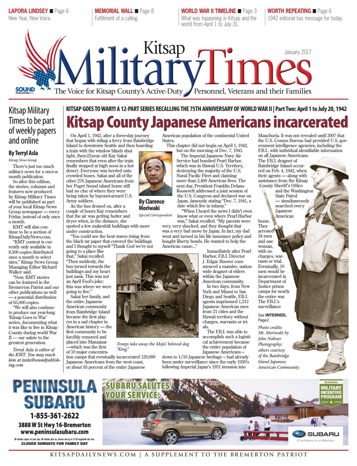 Kitsap Military Times, January 06, 2017 by Sound Publishing Issuu