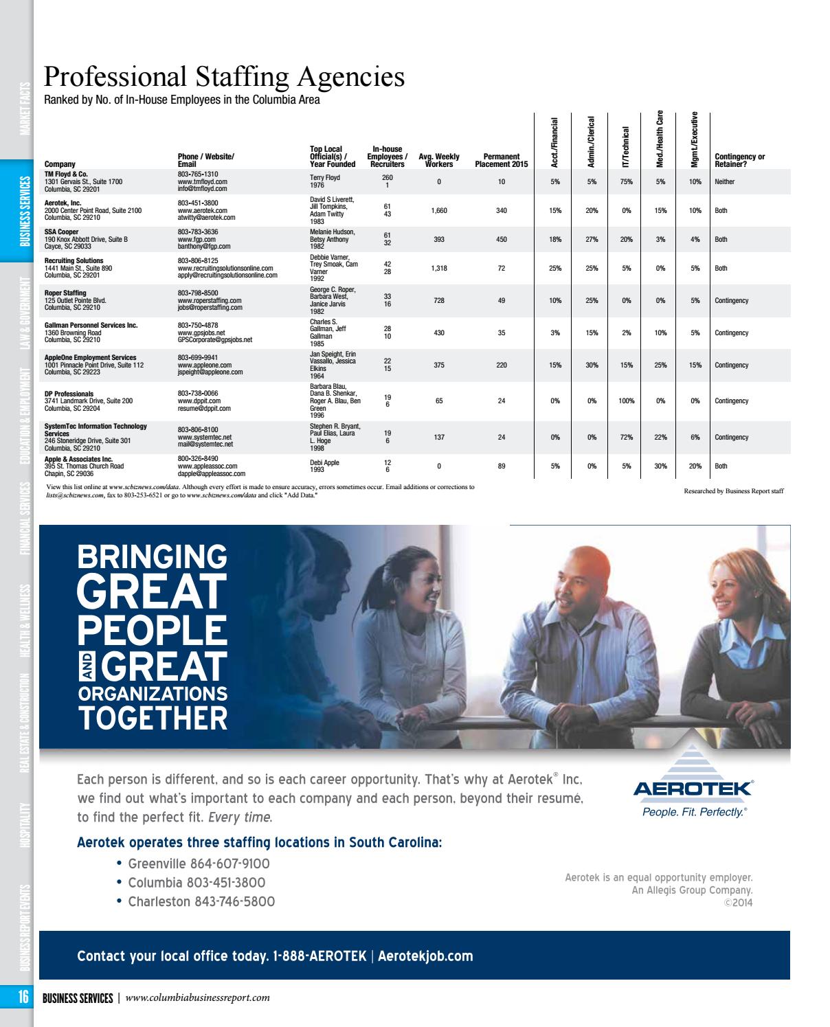 2017 Columbia Book of Lists by SC Biz News Issuu