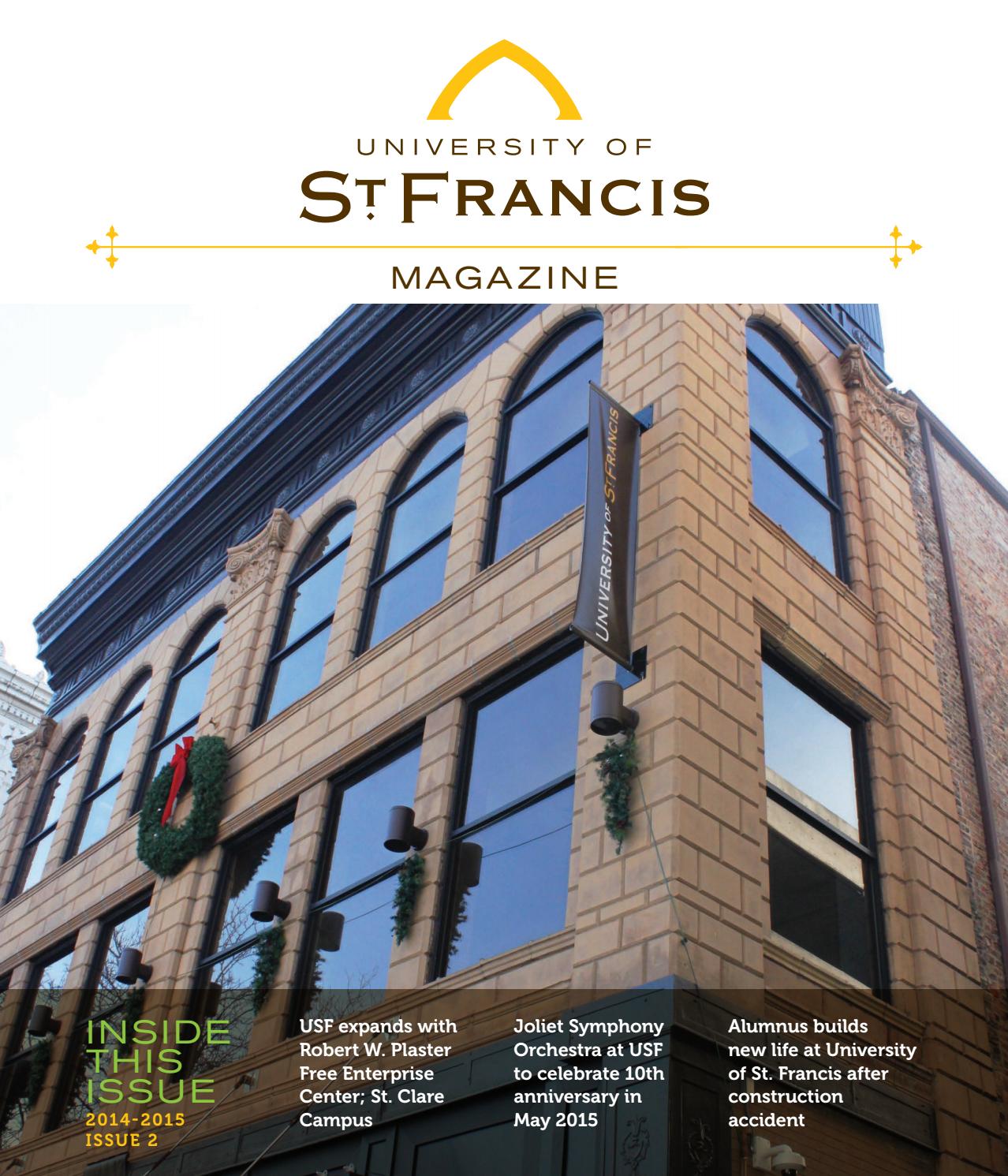 University of St. Francis Magazine 201415 Issue 2 by University of