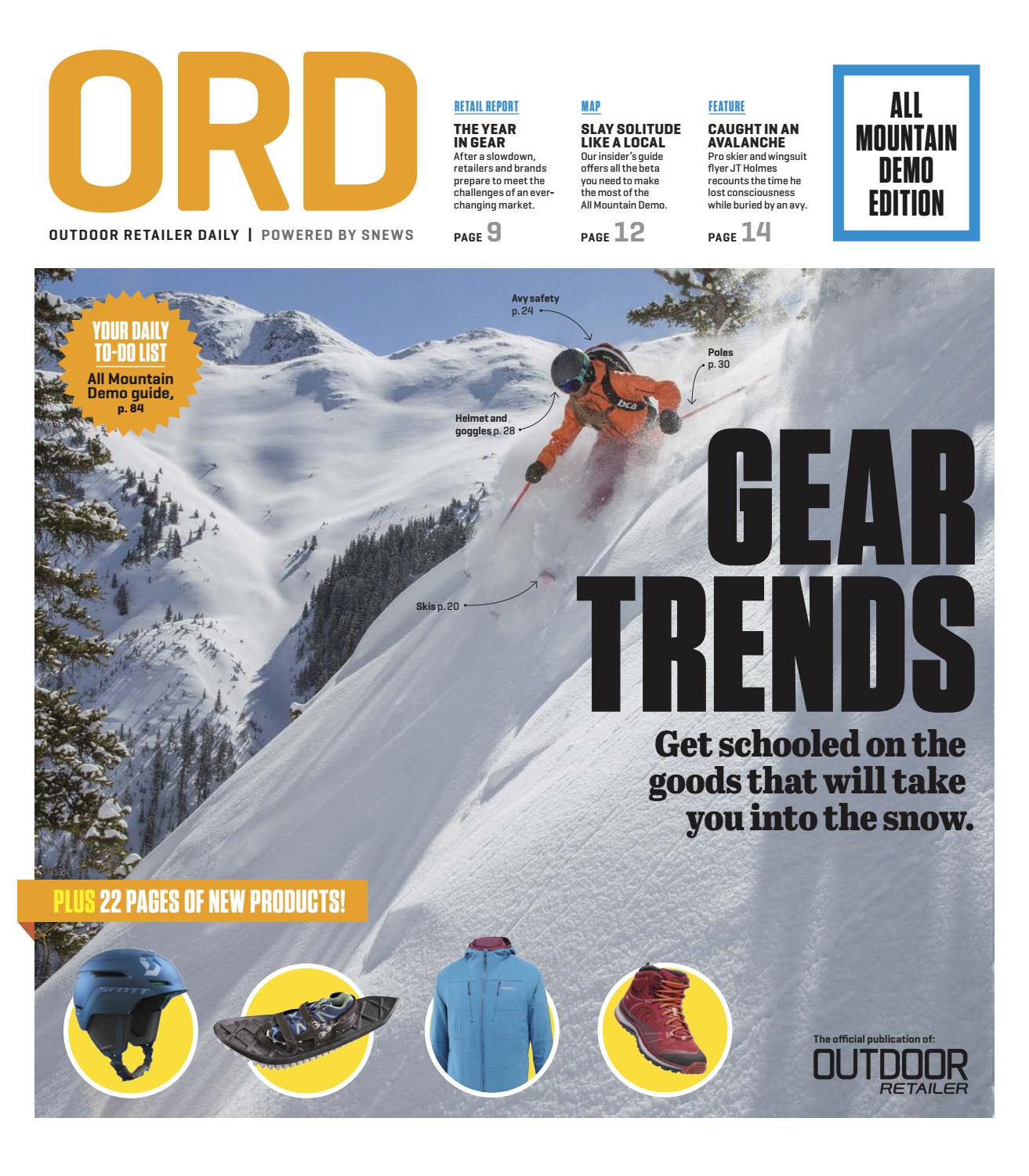 Outdoor Retailer Daily, All Mountain Demo Guide, Winter Market 2017 by  Active Interest Media - Issuu