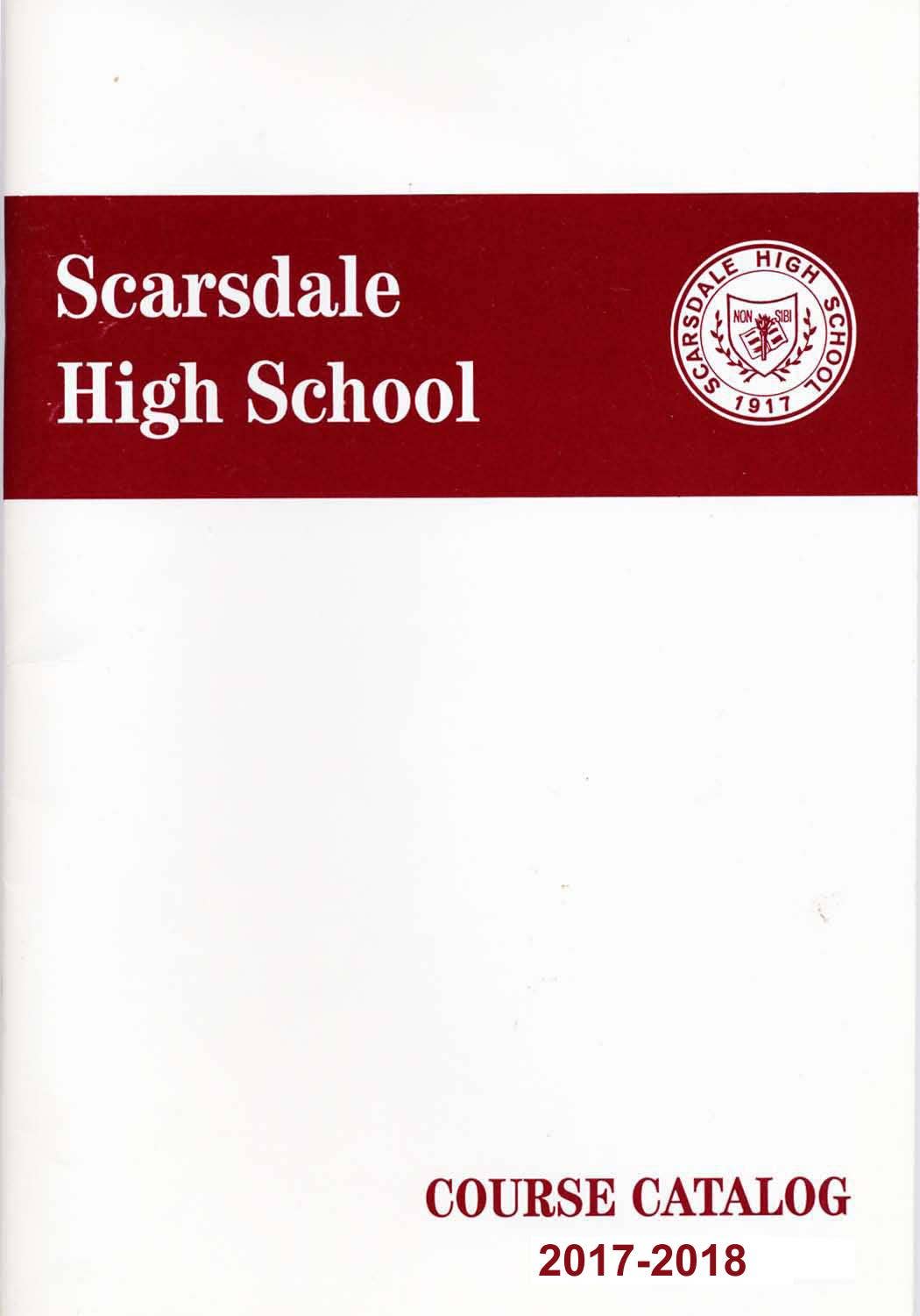 SHS Course catalog, 201718 by William Yang Issuu
