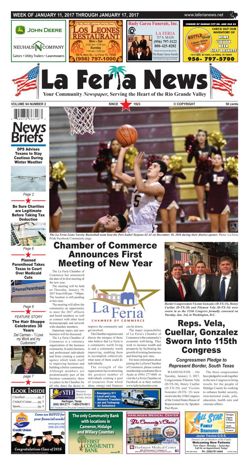 La Feria News January 11, 2017 by La Feria News Issuu