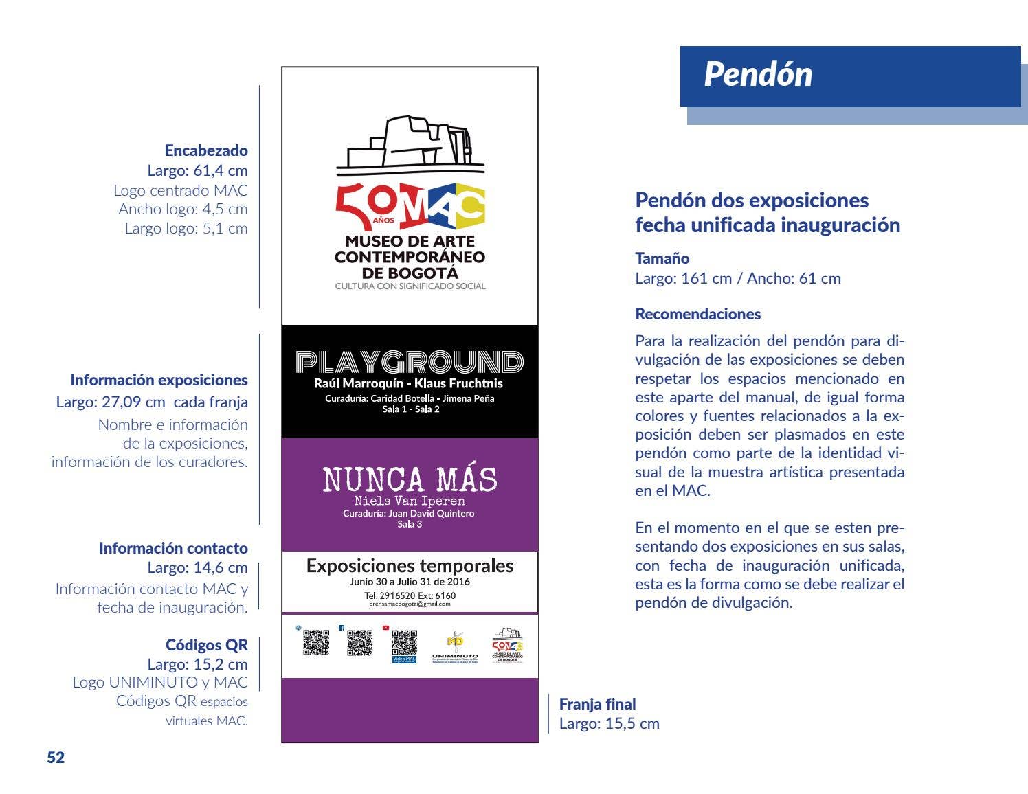 Manual de Identidad Corporativa - MAC by Museo de arte contemporáneo ...