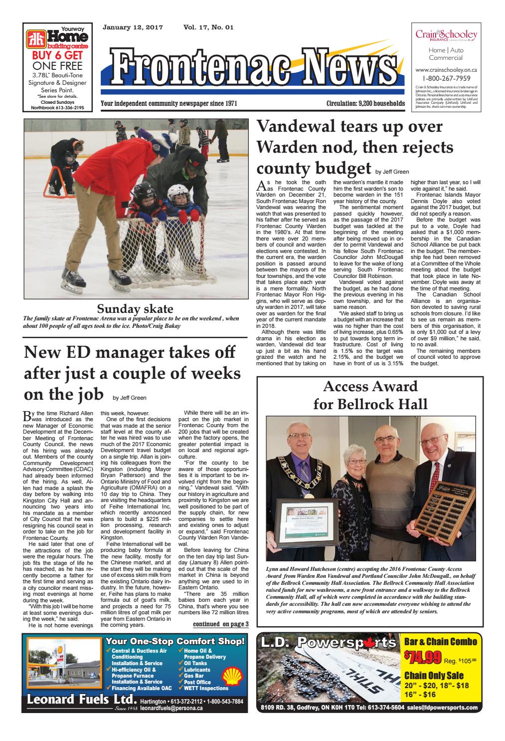 Vol.17 No.01 by Frontenac News Issuu