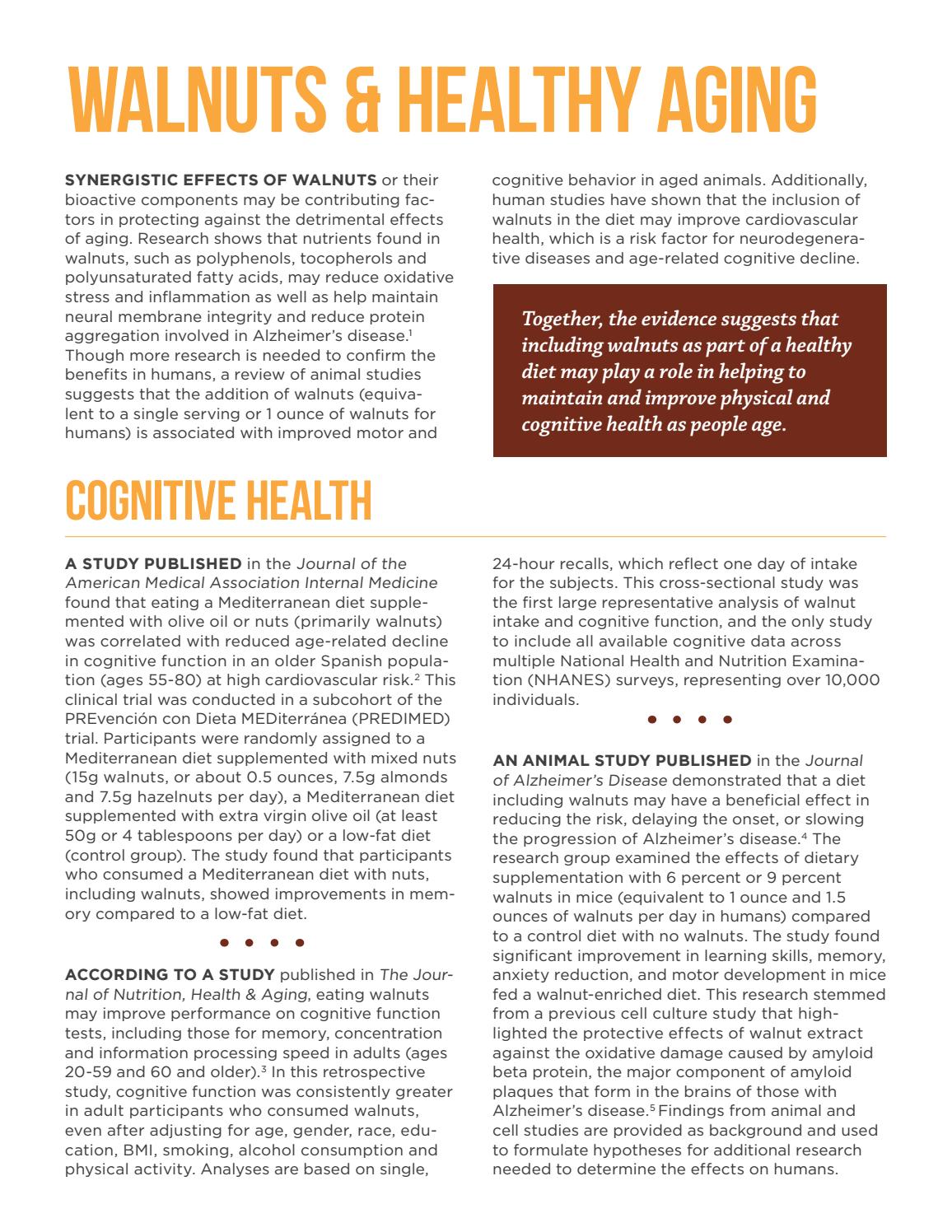 Walnuts and Healthy Aging by California Walnuts Issuu