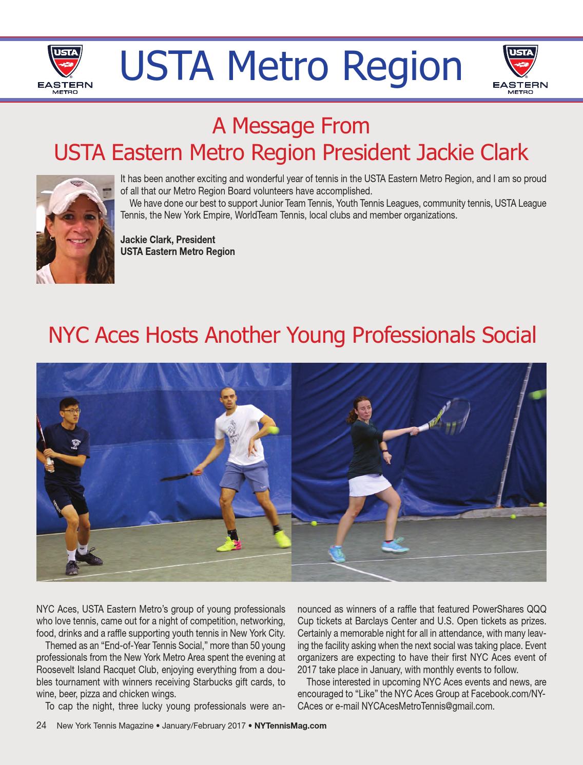 New York Tennis Magazine January / February 2017 by United Sports