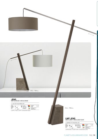Flam&Luce® ByClassy Flam × Luce ® Luminaires -Jan. 2017/ 灯饰目录 第 19 页