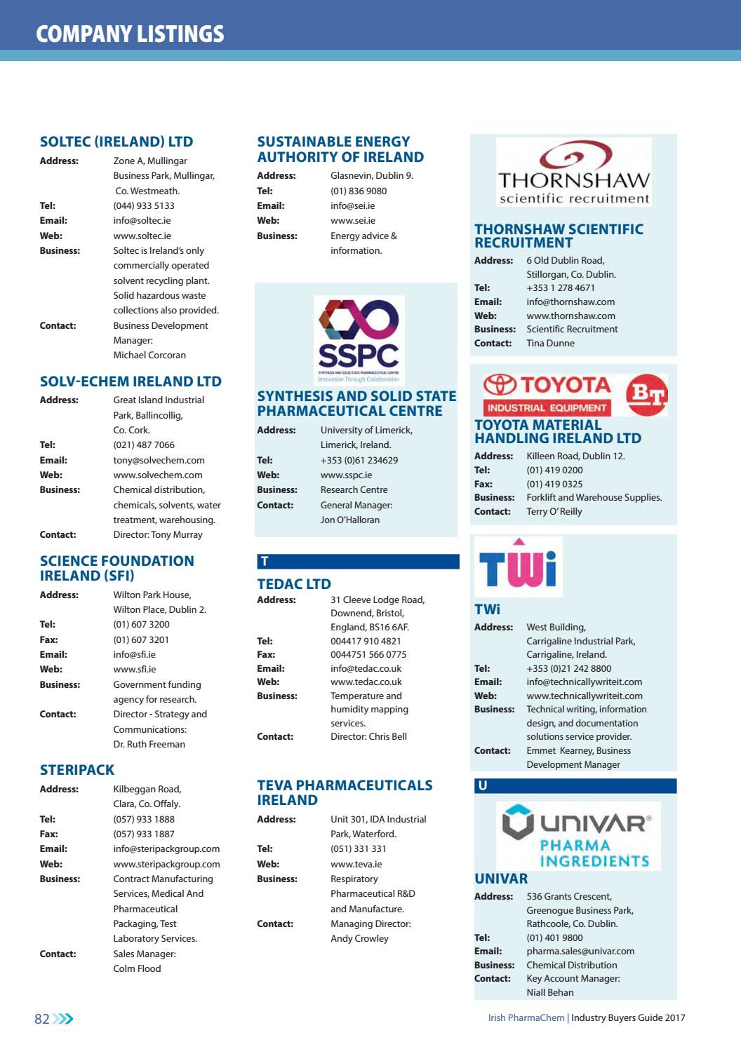 Irish PharmaChem 2017 by Retail News - Issuu