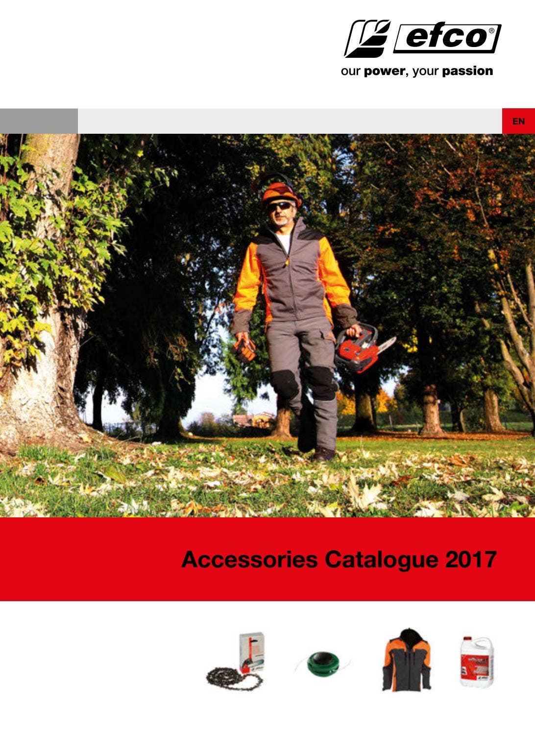 Efco Accessories Catalogue 2017 by Emak Spa Issuu