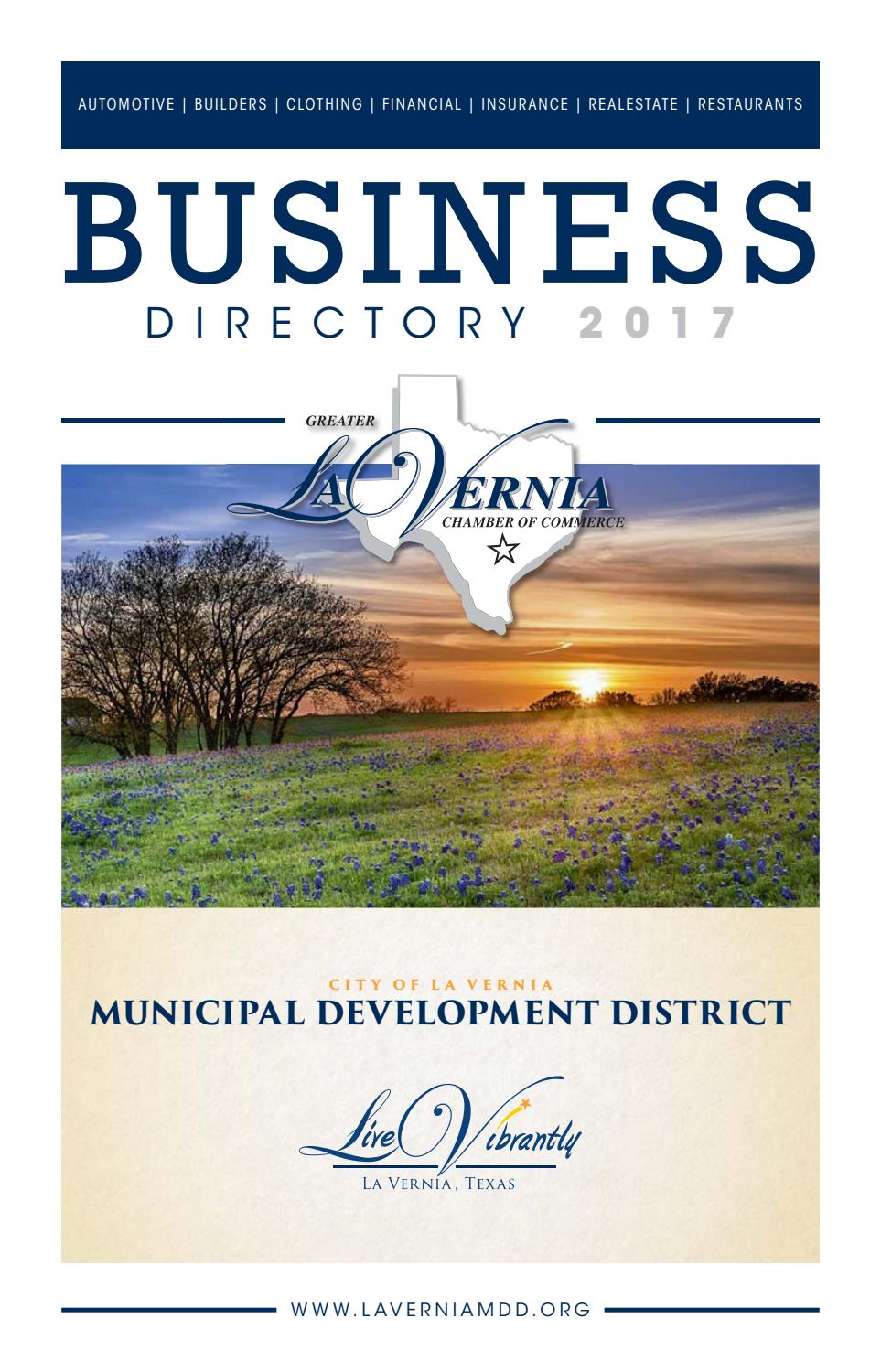 La Vernia Business Directory 2017 by Digital Publisher Issuu
