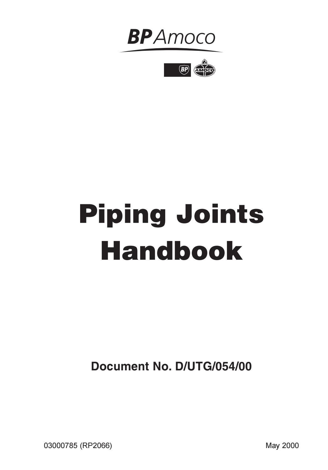 Piping Joint Handbook Flanges Gaskets Bolts By S Dharmaraj