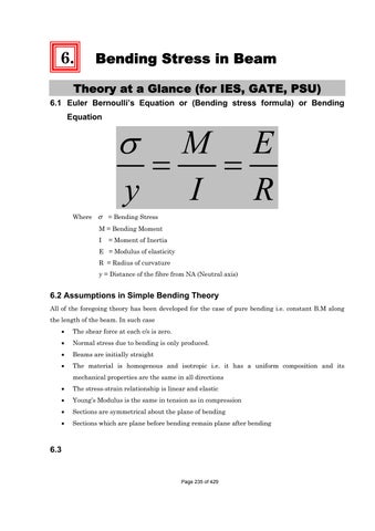 Bending Stress Formula Mechanics Of Materials: Combined Loading