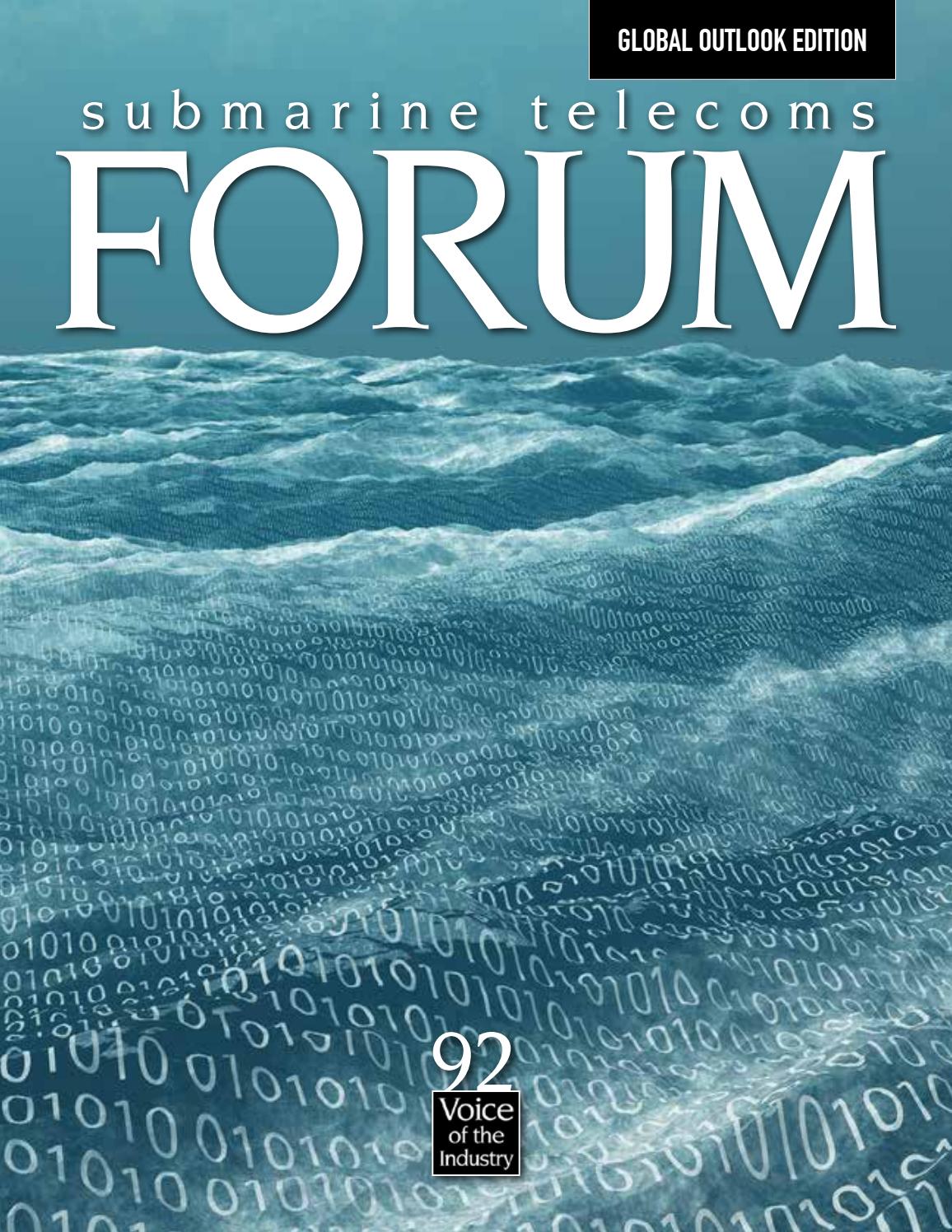 SubTel Forum Issue #92 - Global Outlook cover