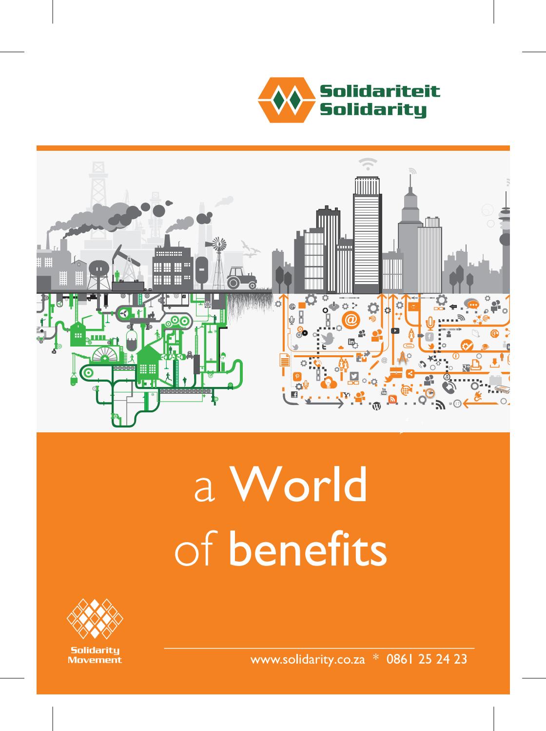 Solidarity benefits 2017 by Solidariteit Issuu