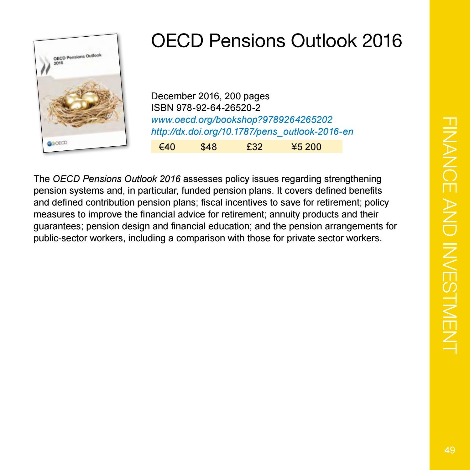 Oecd Key Titles Catalogue 2017 By Oecd Issuu - 