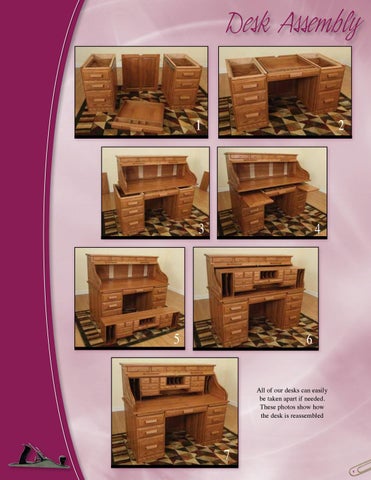 E & G Amish Furniture 2016 Valley 家具目录 / Roll-Top Desks/ E&G Amish 家具 第 6 页