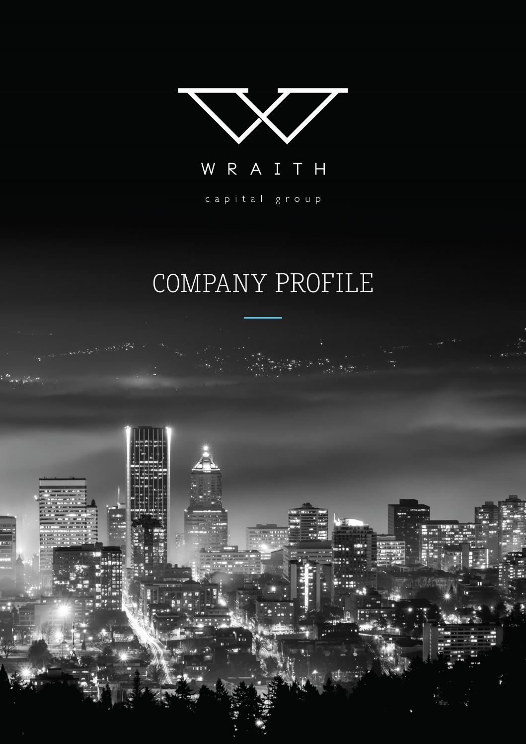 Email version wraith company profile final 7thapril by Otavio Carneiro ...