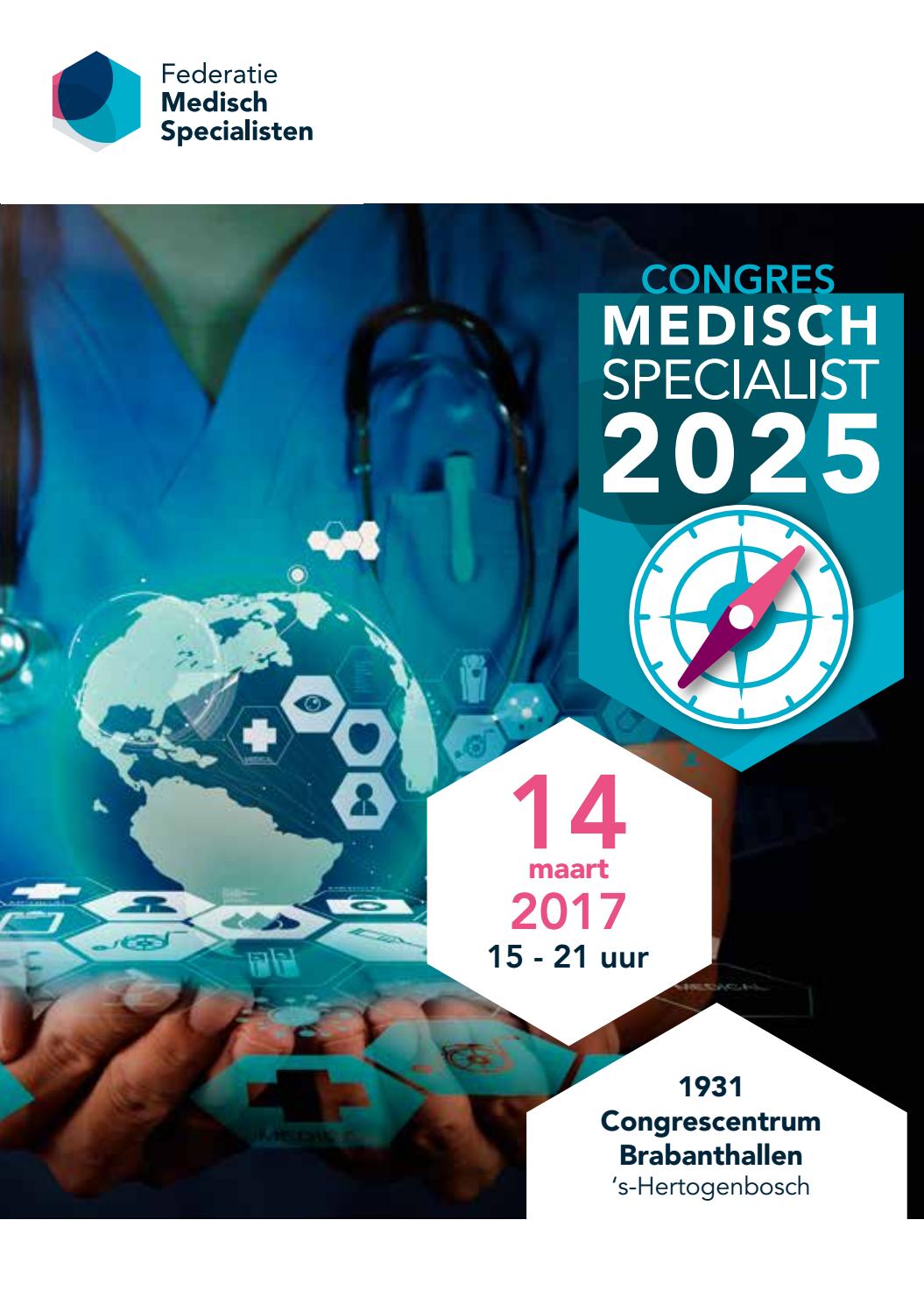 Programmaboekje Congres Medisch Specialist 2025 By Federatie Medisch