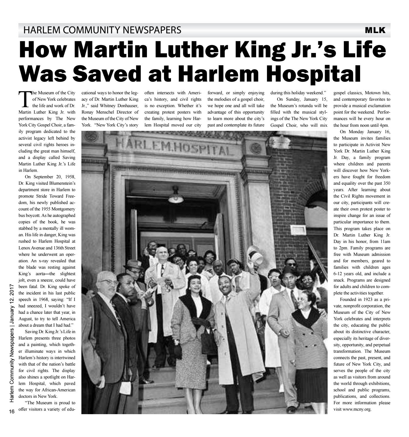 HARLEM COMMUNITY NEWSPAPERS January 12 January 18, 2017 by Mike