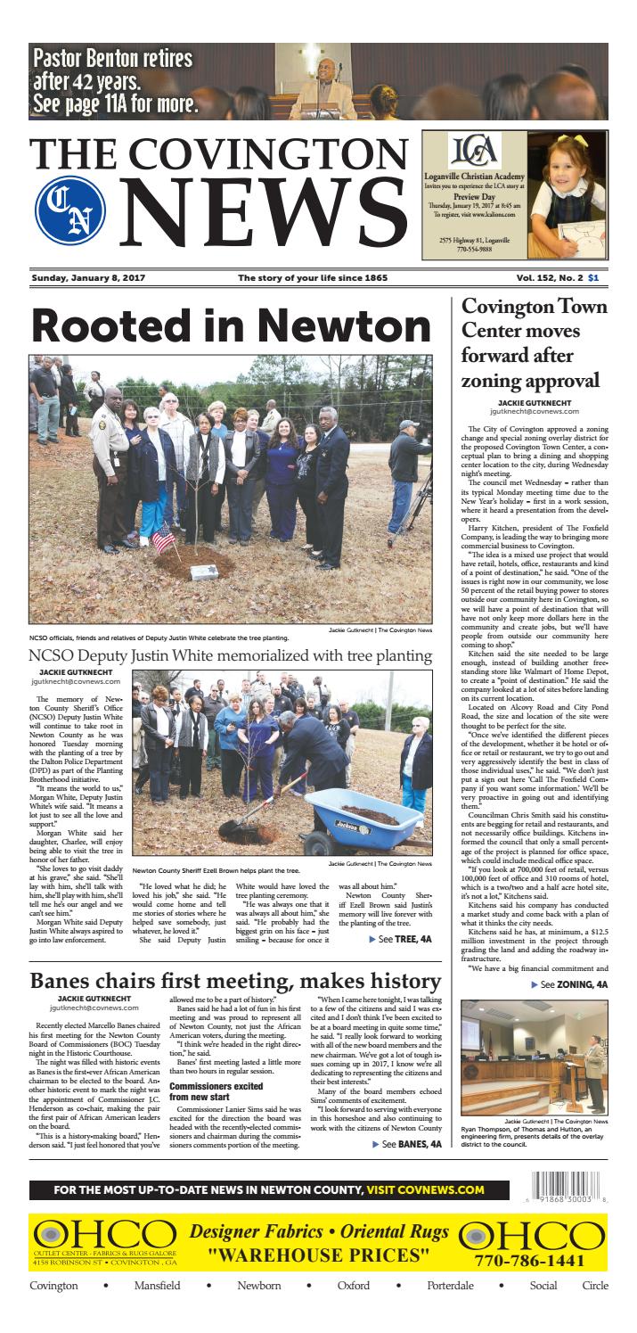 The Covington News Sunday, January 8th, 2017 by The Covington News